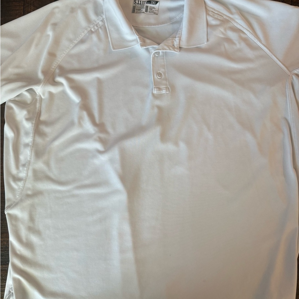5.11 Tactical White Performance Polo Shirt